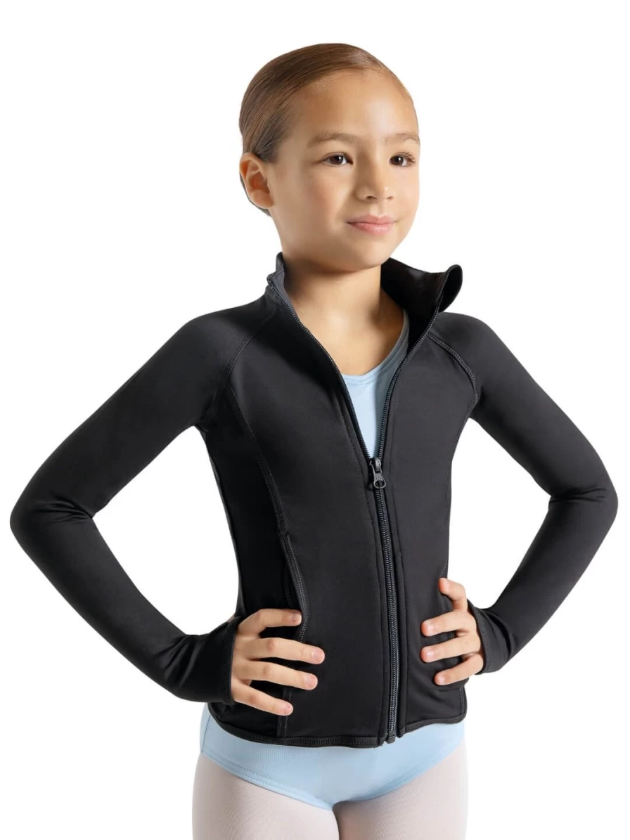 Capezio Black Studio Collection Jacket for Kids - Dance Wear