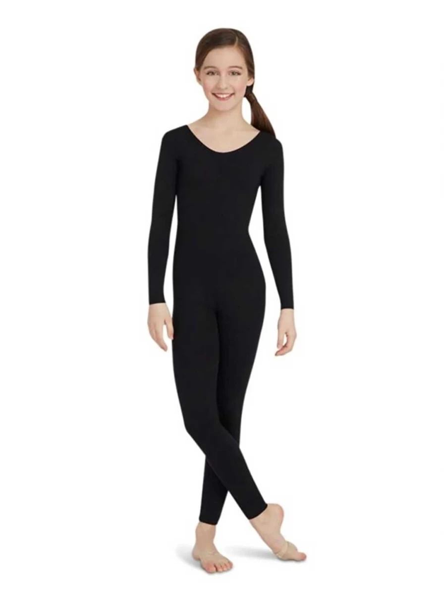 Capezio Girls Long Sleeve Unitard - Ballet Dance Leotard for Kids