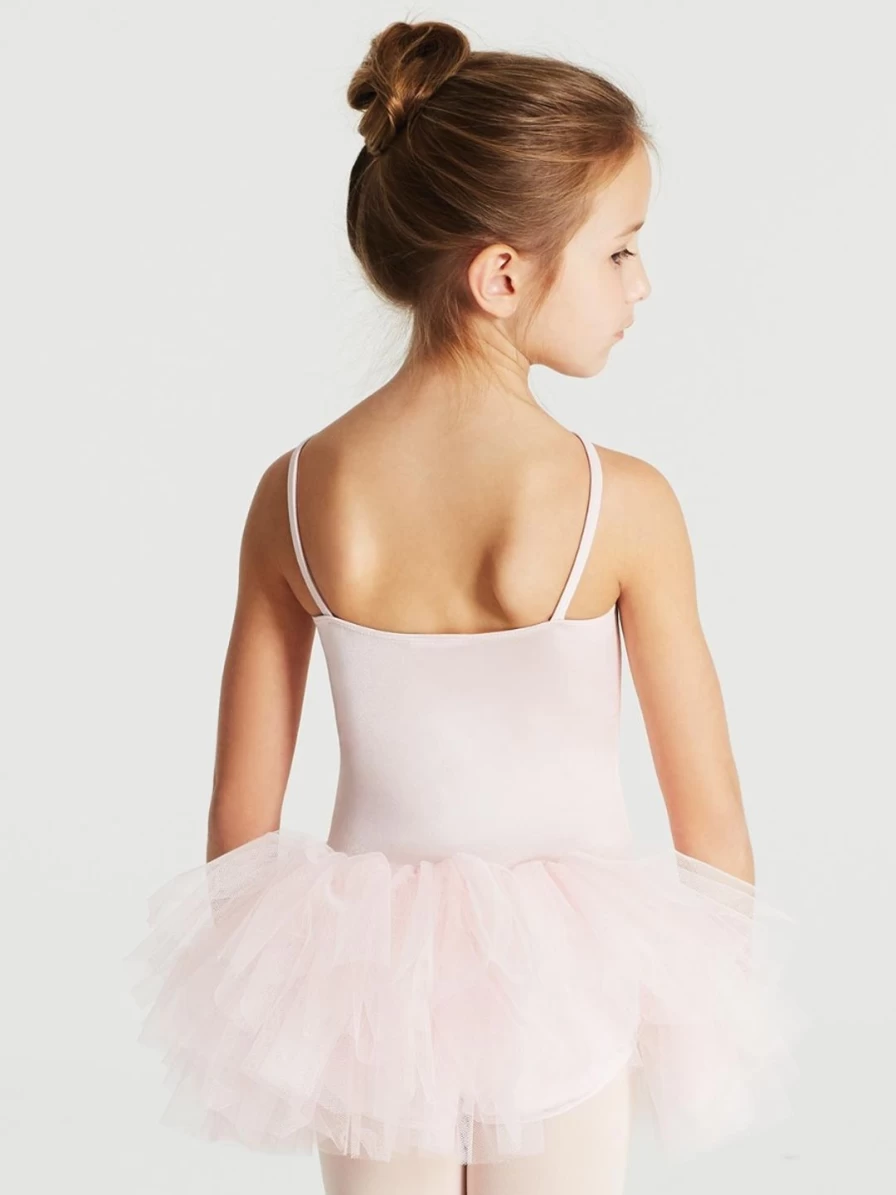 Capezio Girls Ruffle Yoke Tutu Dress - Elegance & Comfort for Dance & Play