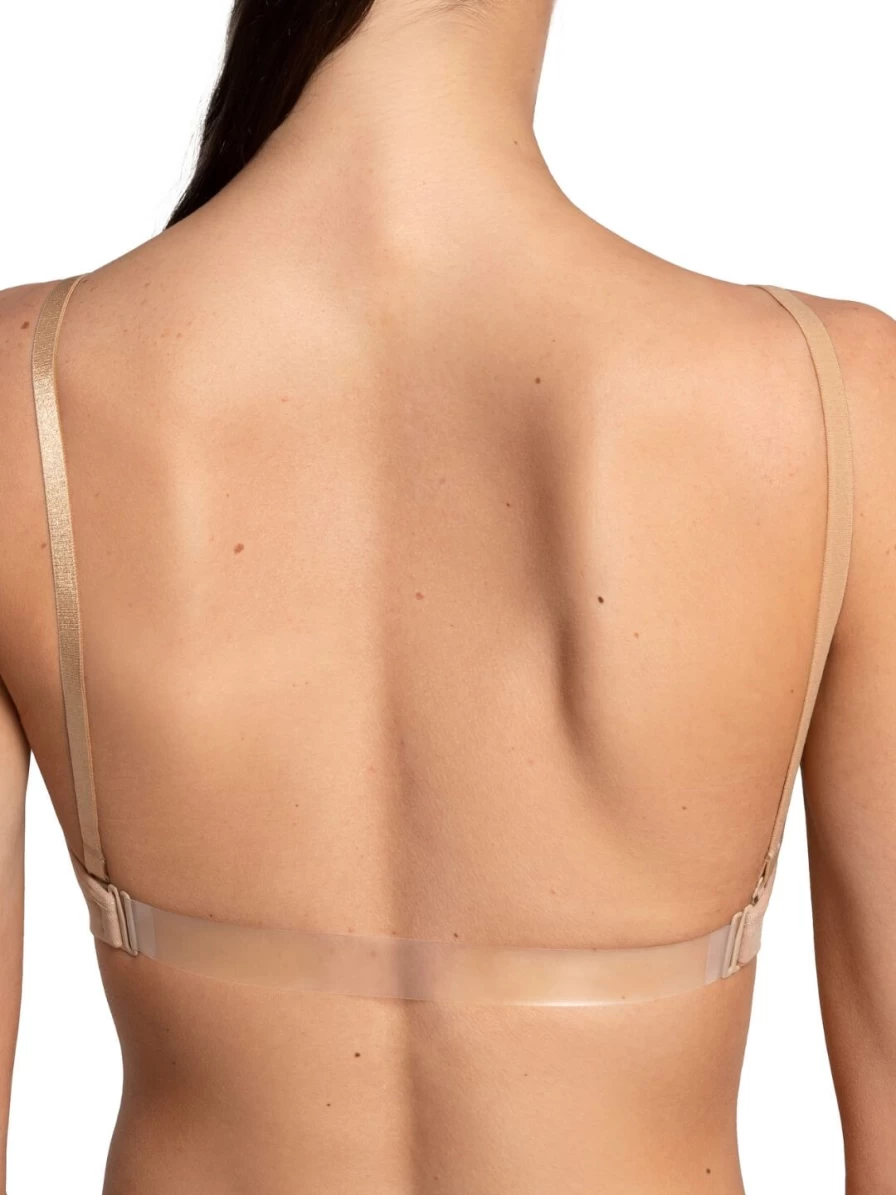 Capezio Nude Seamless Clear Back Bra - Comfortable Invisible Support