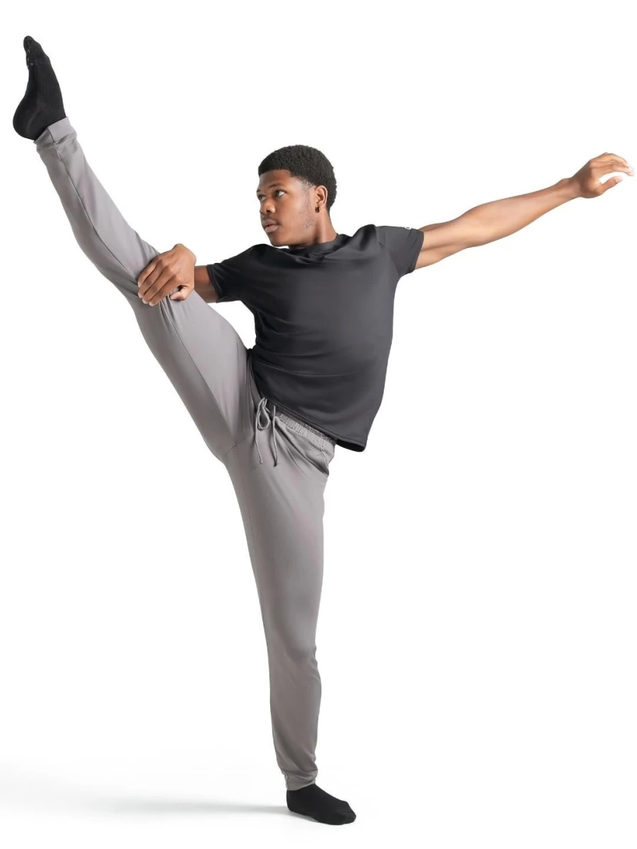 Capezio Studio Collection Gray Dance Pants for Women & Men - Comfortable Ballet Practice Leggings