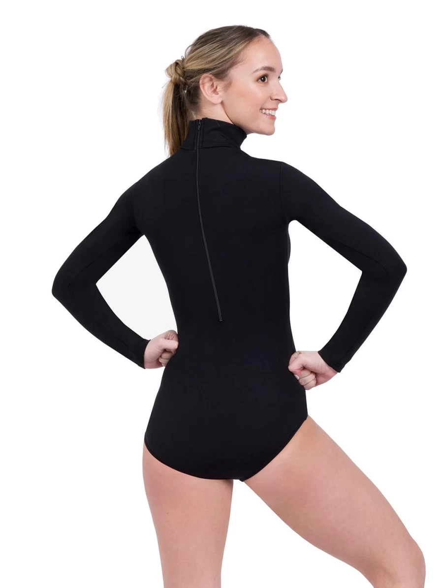 Capezio Women's Turtleneck Long Sleeve Dance Leotard for Ballet & Performance