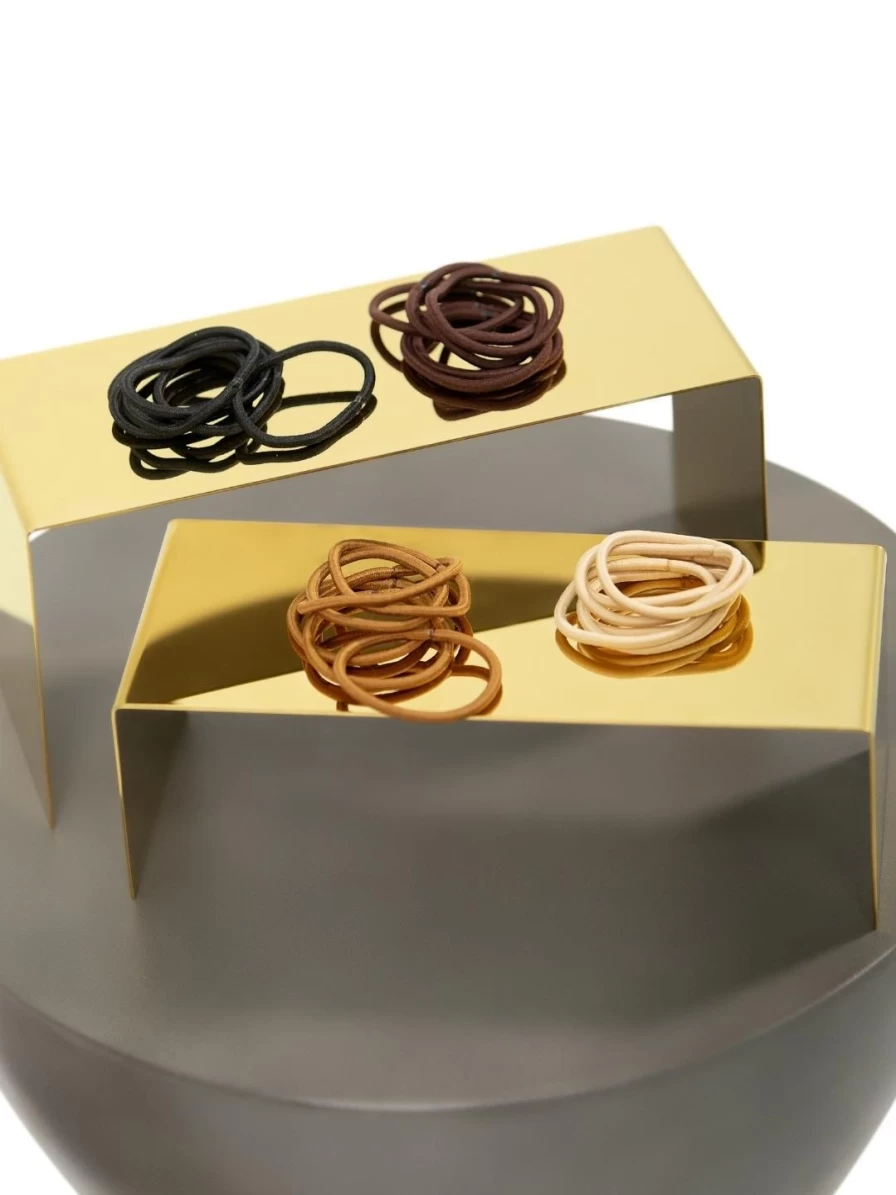 Capezio Hair Elastics - Stretchable Ponytail Holders for Secure & Comfortable Hair Ties
