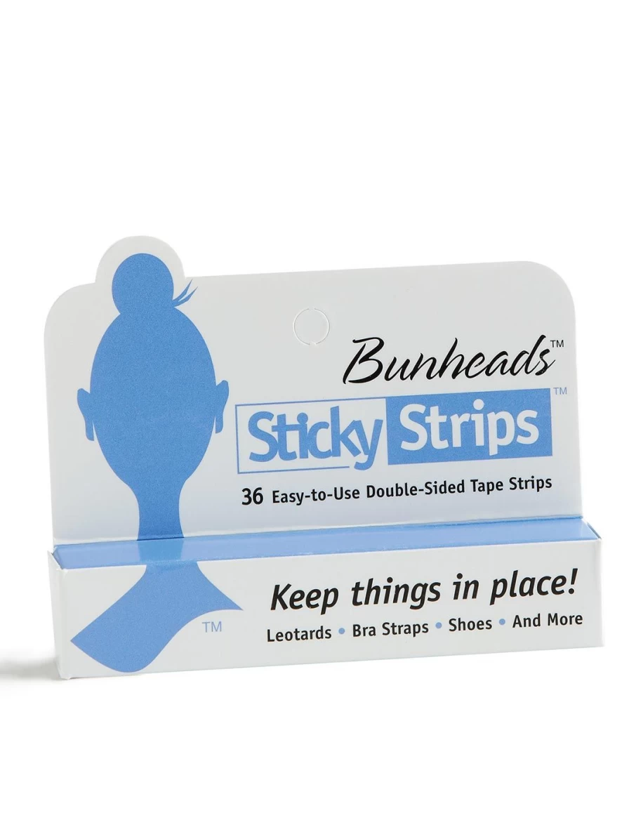 Capezio Clear Sticky Strips - Strong Adhesive Fashion Tape for Secure Hold