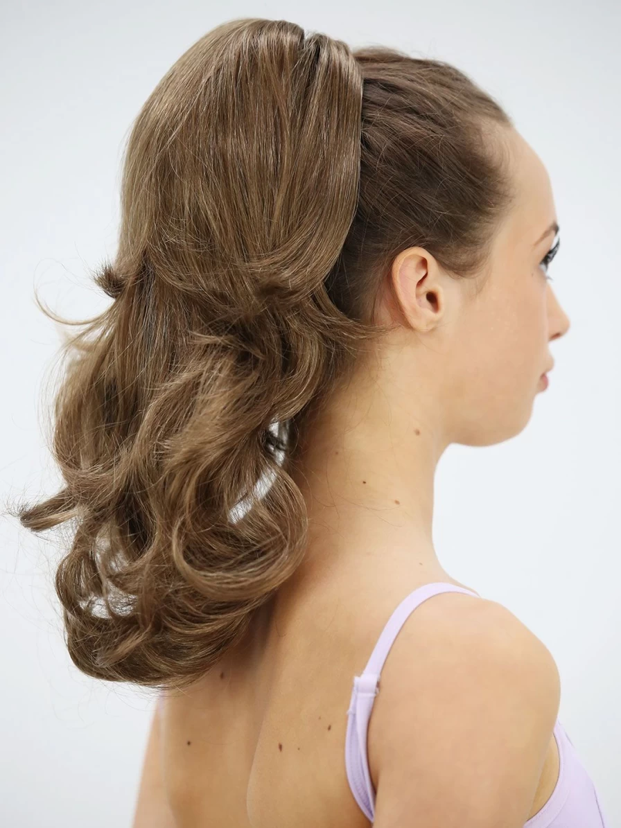 Capezio Long Wavy Ponytail Hair Extension for Dance & Performance