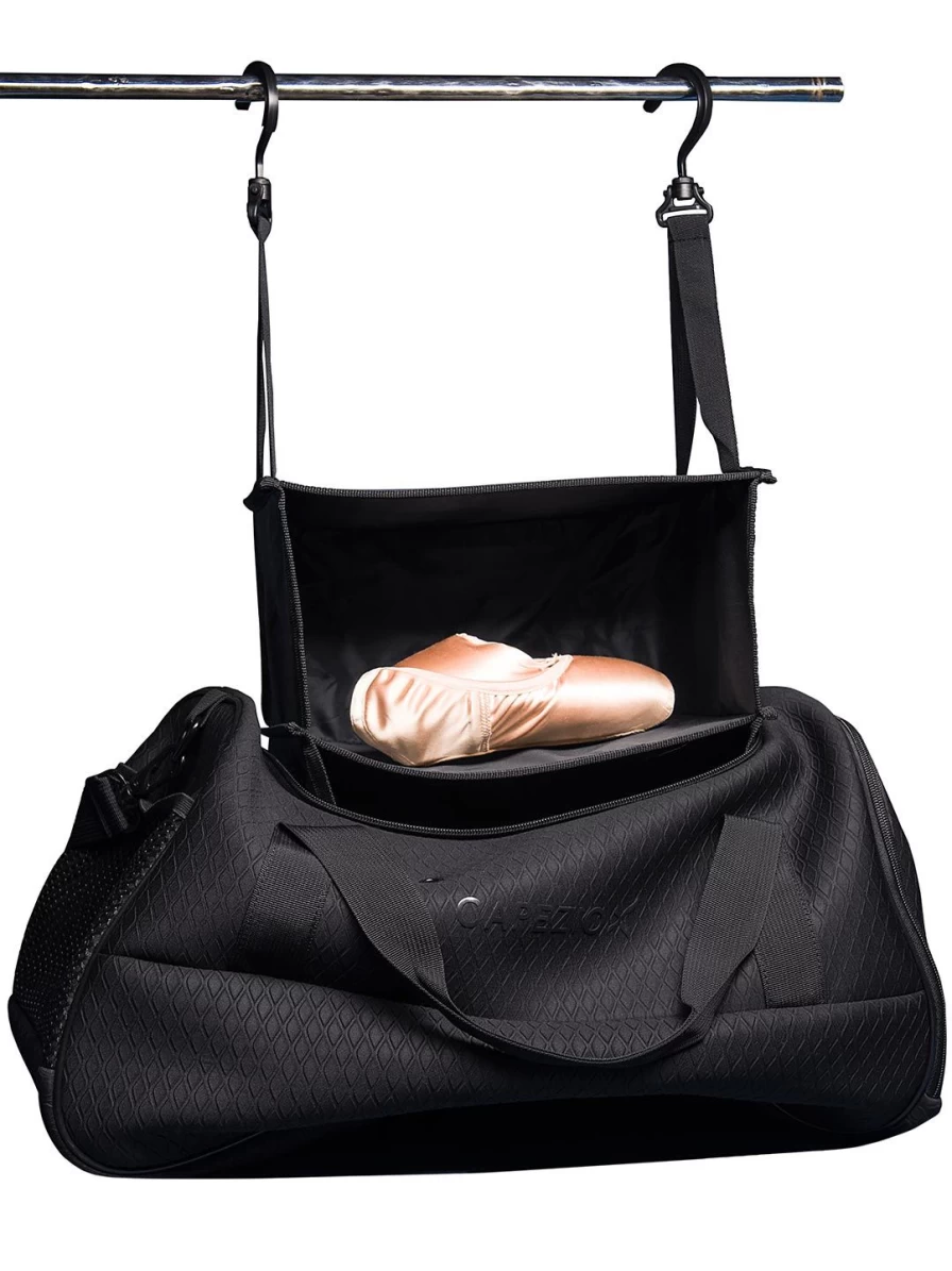 Capezio Black Rock Star Duffle Bag - Stylish & Durable Gym Travel Duffel