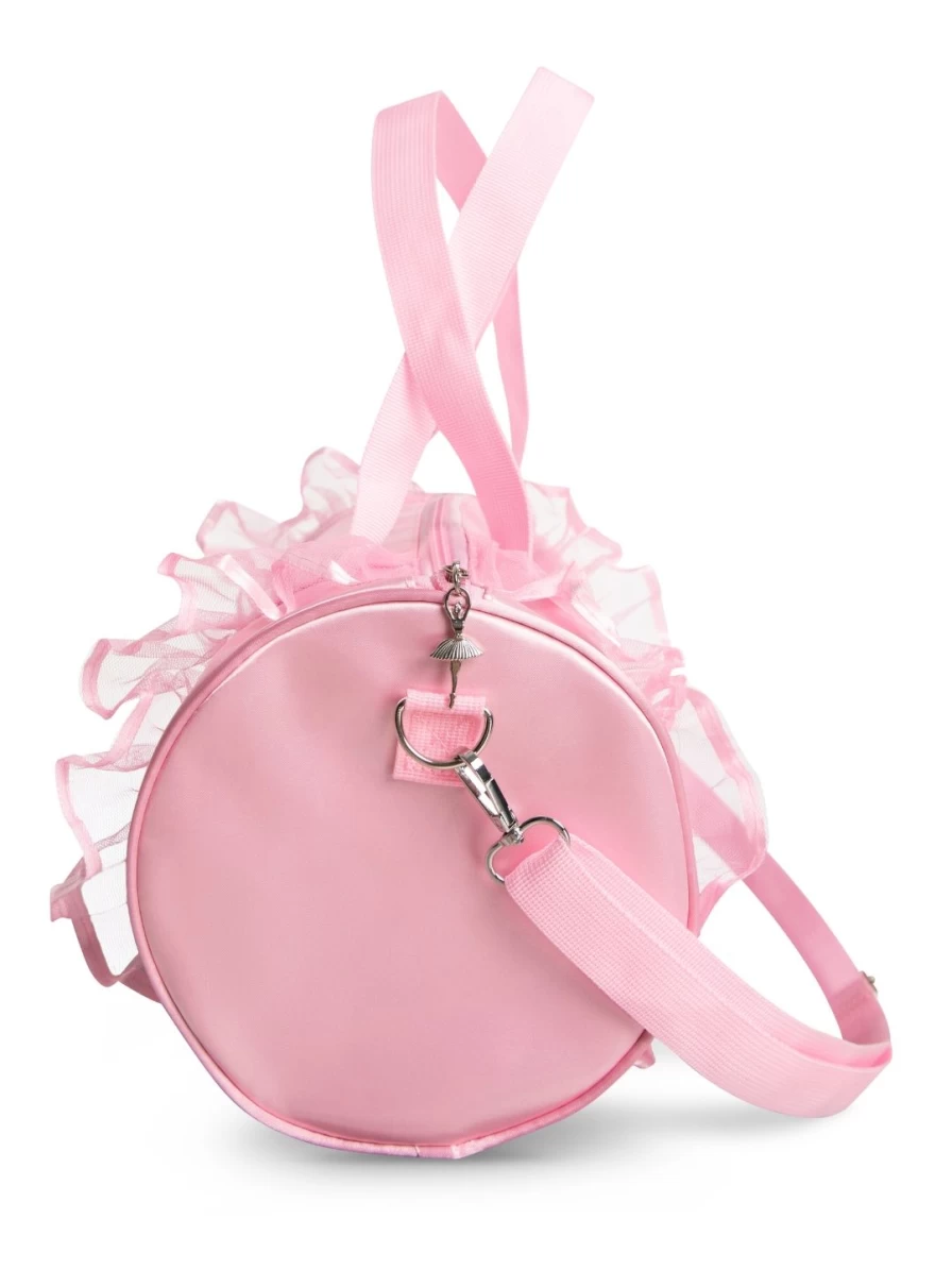 Capezio Pink Sequin Ballerina Dance Barrel Bag for Women