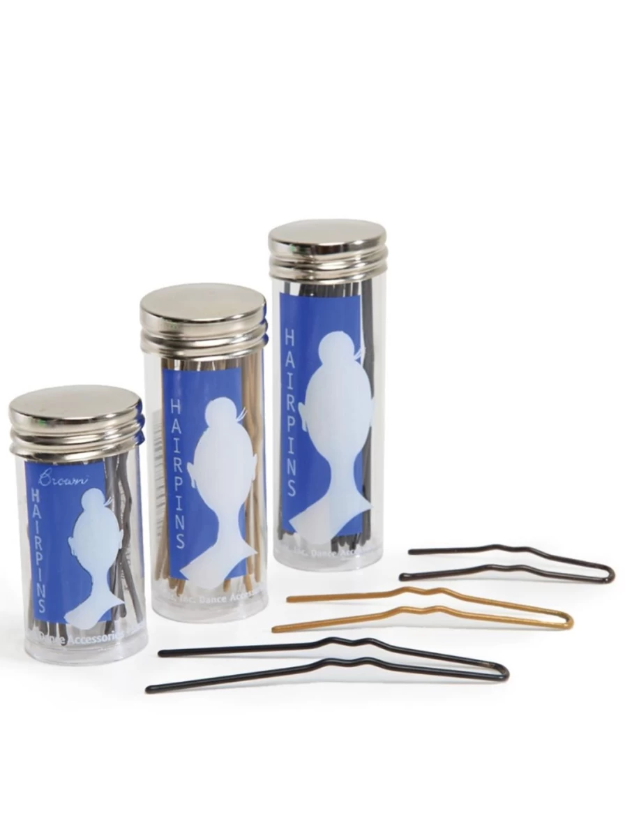 Capezio Hairpins for Women - Strong Grip Hair Accessories for Ballet, Dance & Everyday Use