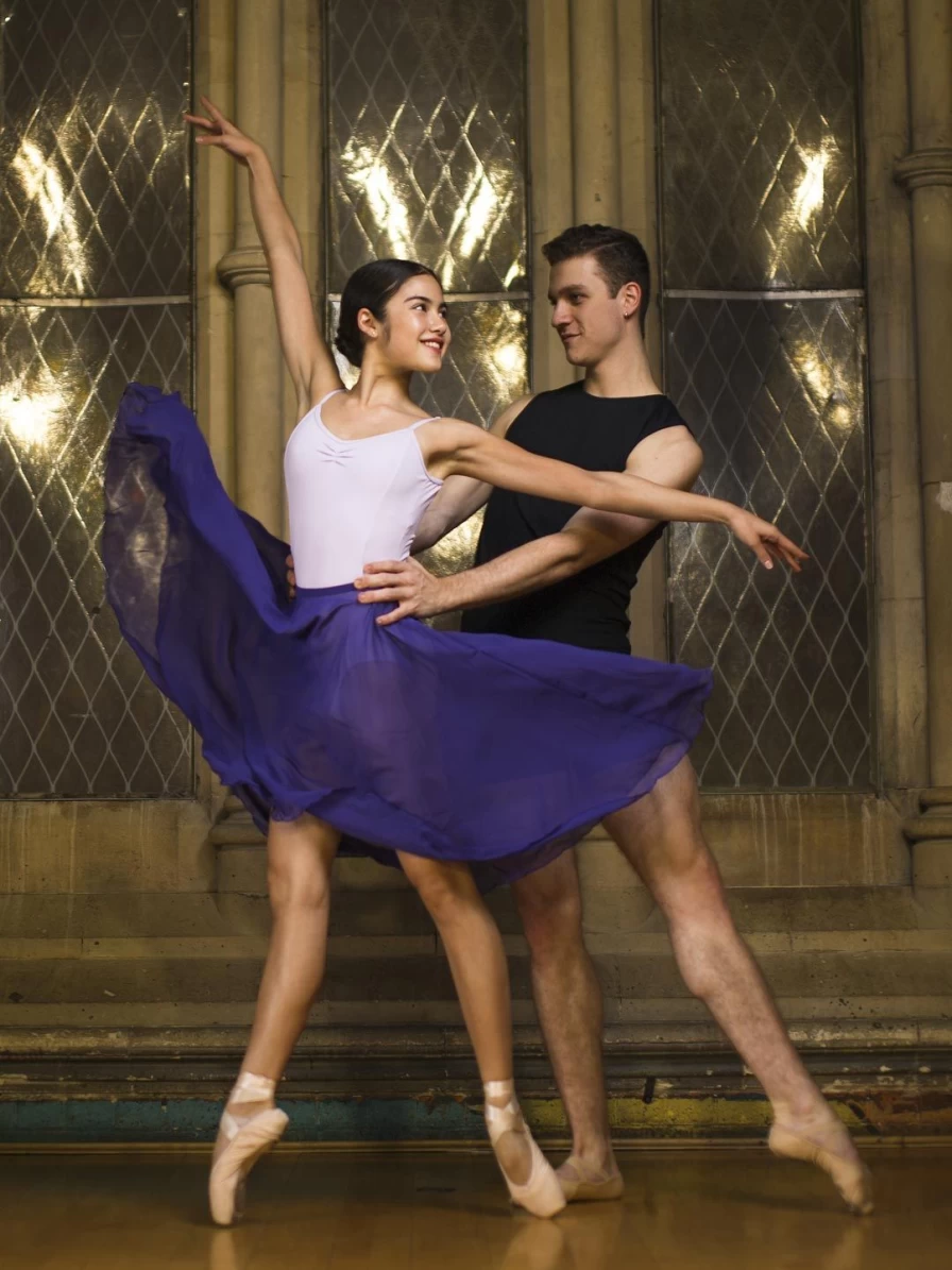 Capezio Women's Mid Calf Full Circle Skirt - Elegant Flared Dance Skirt for Ballet & Performance