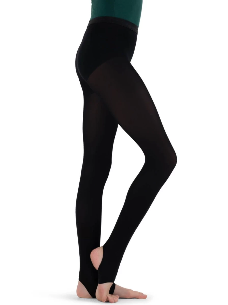 Capezio Hold & Stretch® Girls' Stirrup Tights - Flexible Dance Tight for Ballet & Performance