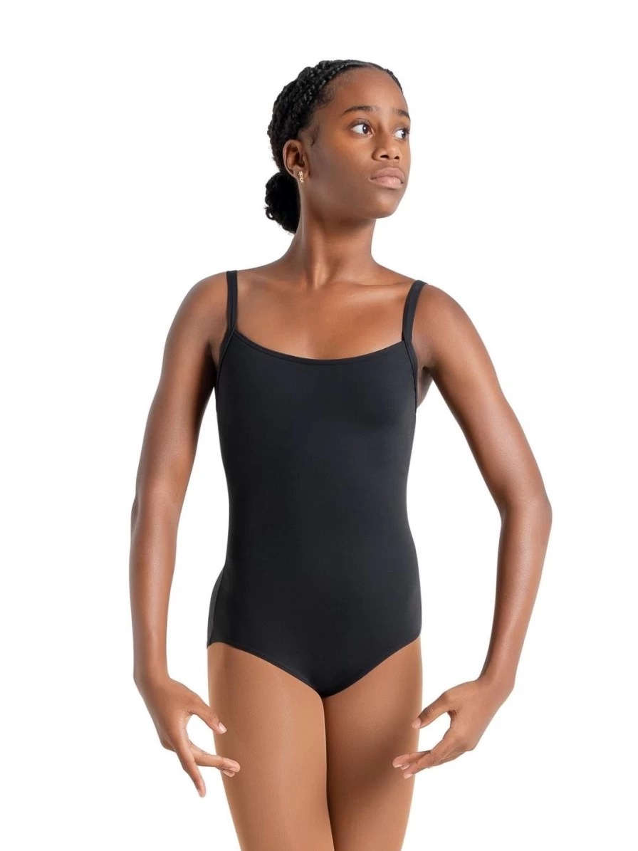 Capezio Black Camisole Leotard with Bratek® for Dance and Performance
